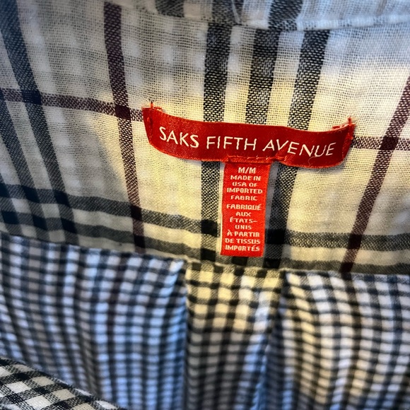 Sac's Fifth avenue cotton lined dress size M - Picture 4 of 12